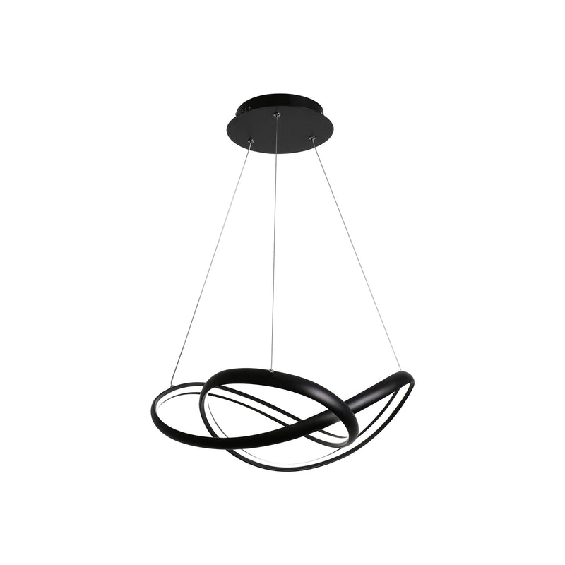 Modern LED Pedant Light, 19.68'' Irregular Ring Dining Room Chandeliers