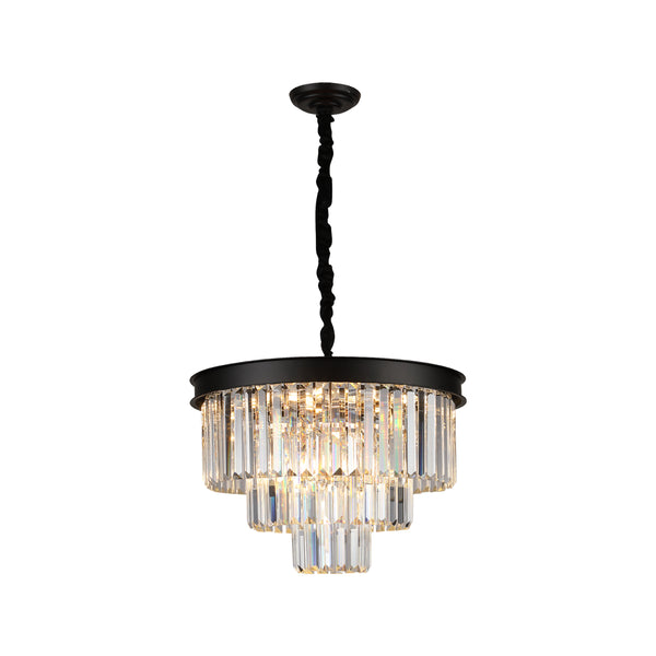 Modern Round Chandeliers 20" Dimmable 9 Lights Ceiling Pendant Light Fixtures